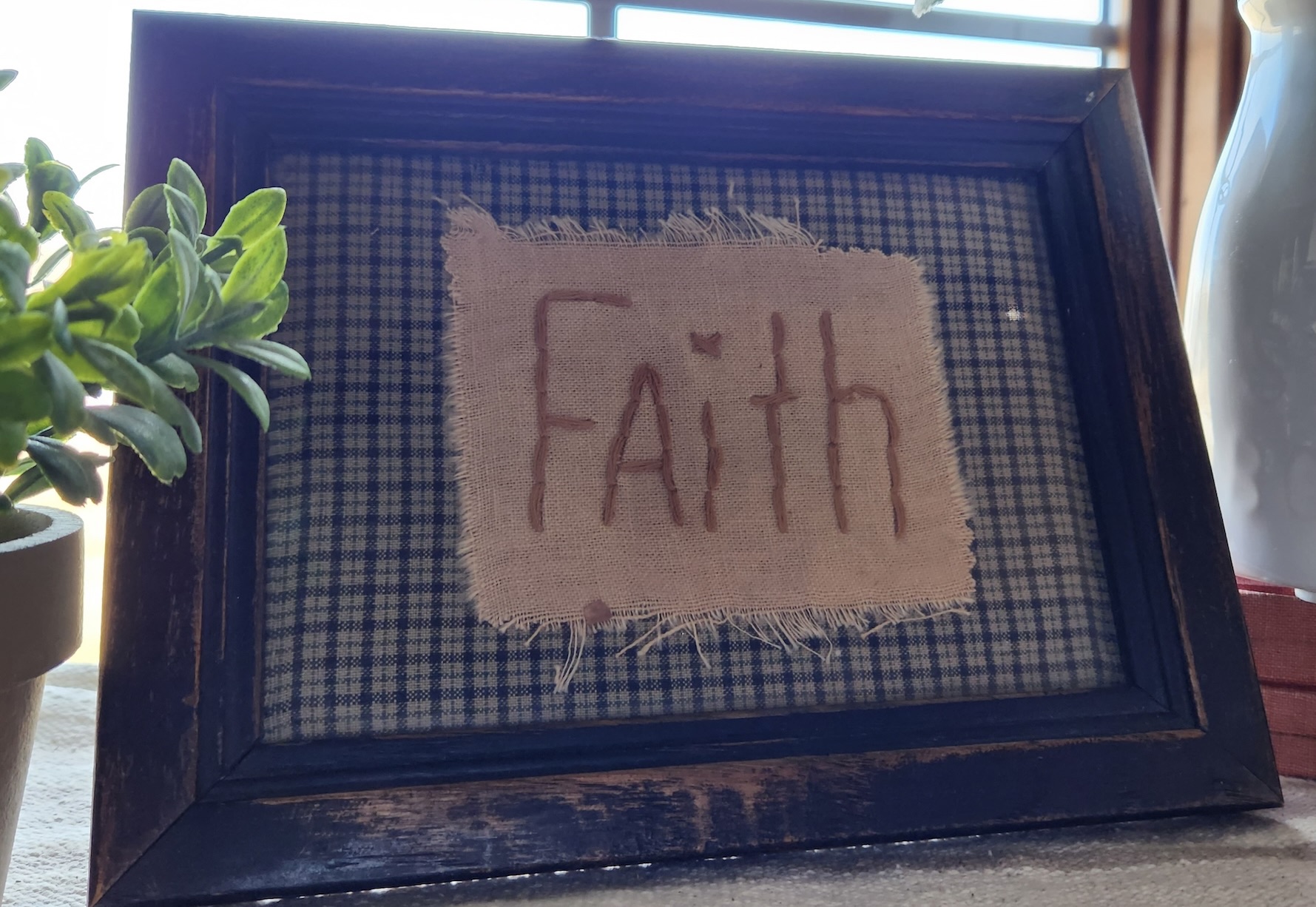 Faith Stitching print
