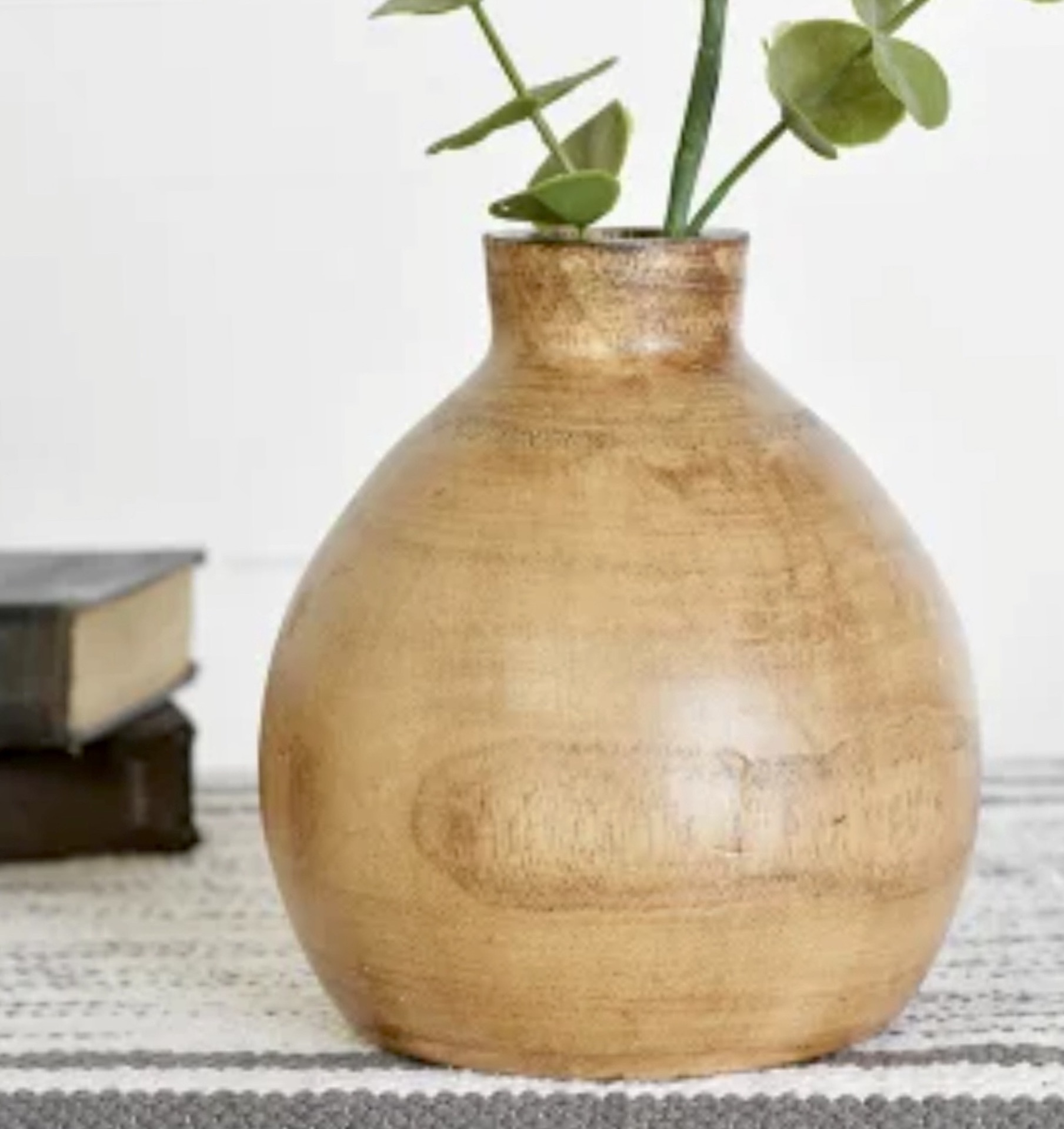 Wood Vase - Rustic Farmhouse wood vase