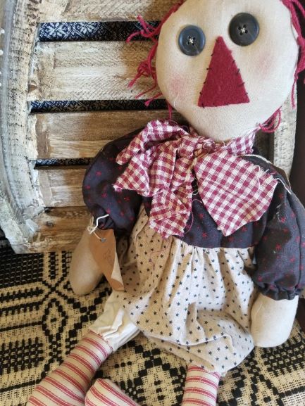 Handmade Primitive Doll - Heather