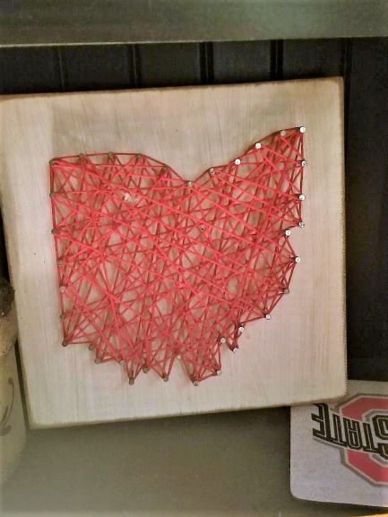 Ohio string art