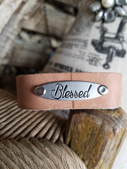 Blessed Leather bracelet