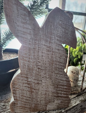 Bunny - wood sculptured