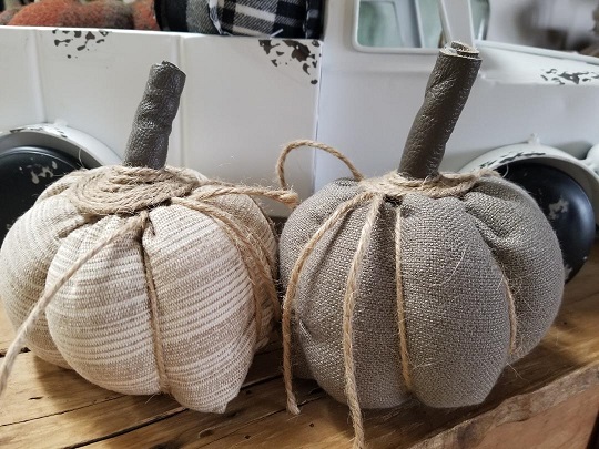 Handmade fabric Pumpkin