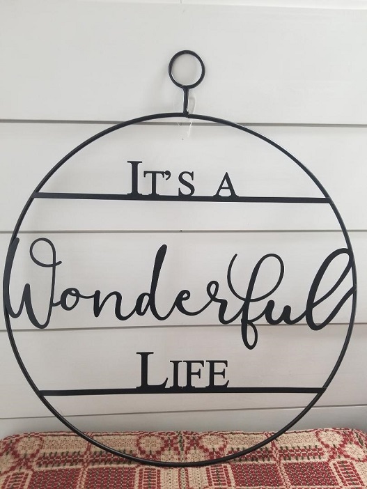 It's A WONDERFUL LIFE wall hanging