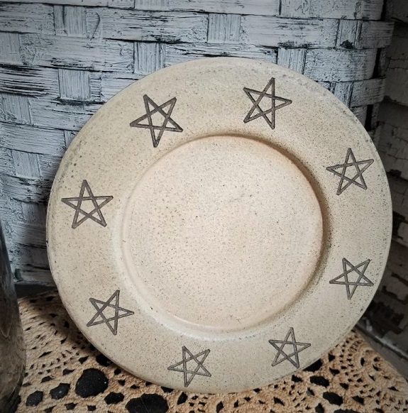 decorative star plate
